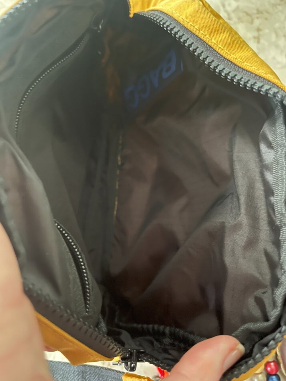 Baggu Golden Yellow Nylon Fanny Pack - Picture 4 of 7